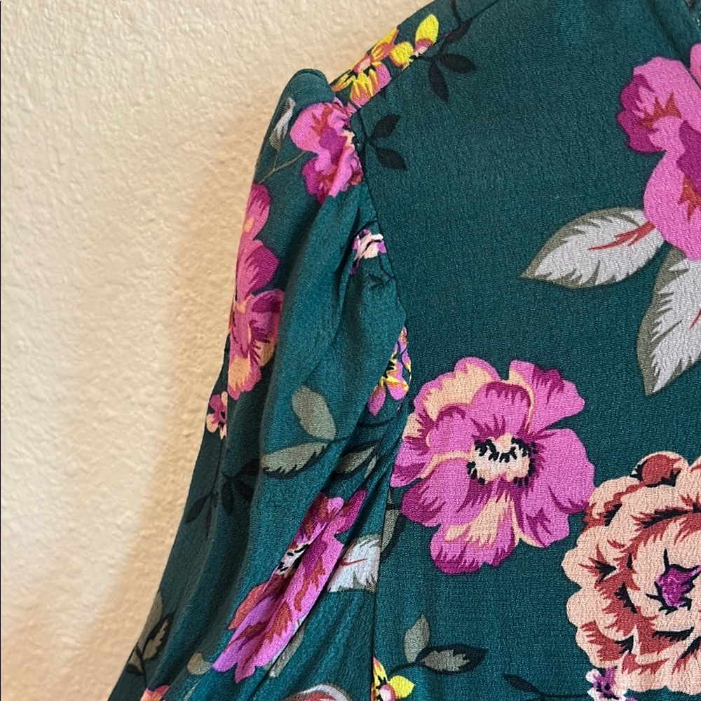 Gianni Bini Floral Dress with Pink and Yellow Accents - Picture 3 of 6